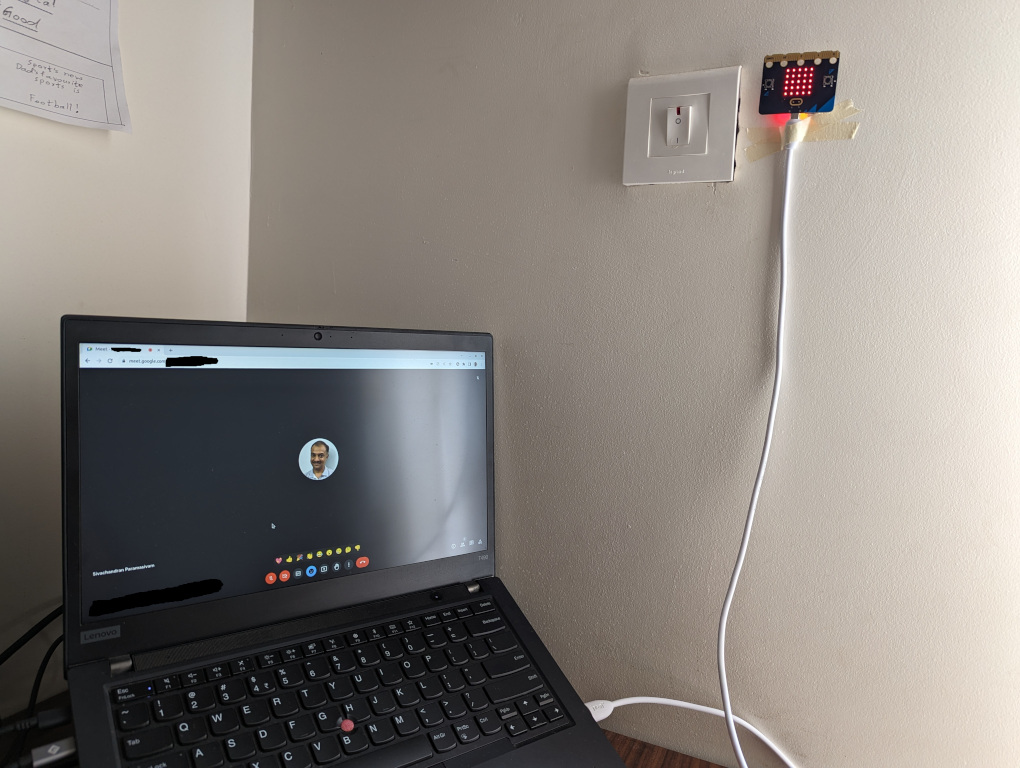 Meeting Status Indicator using BBC micro:bit